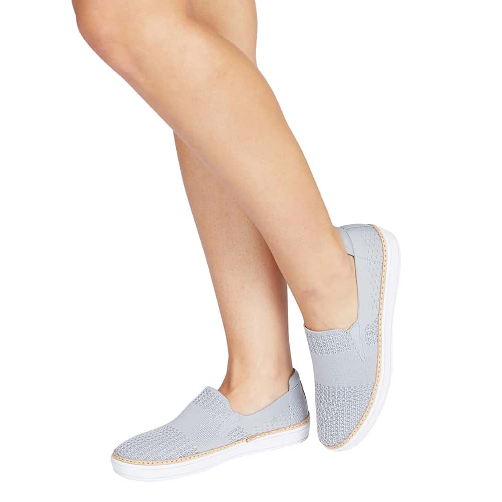 Onyx Loafer in Grey Fabric