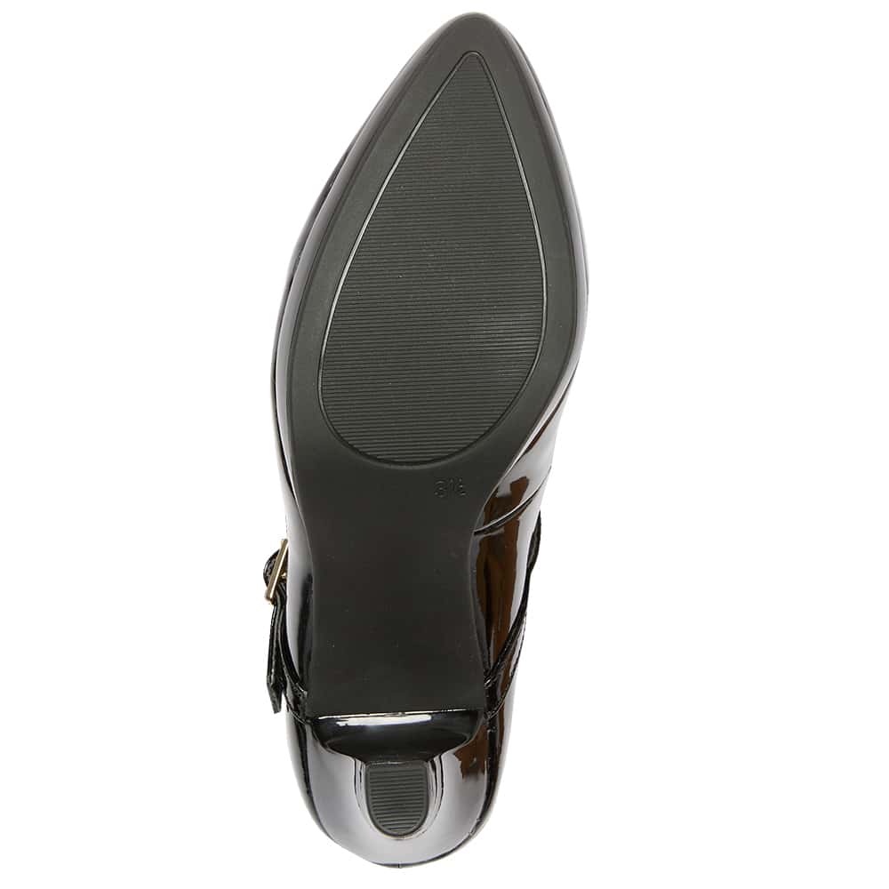 Otis Heel in Black Patent