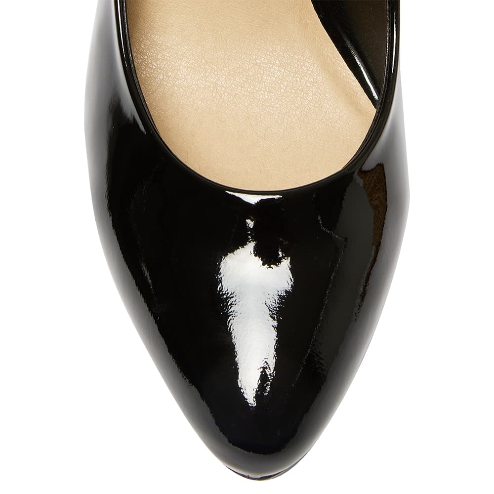 Otis Heel in Black Patent