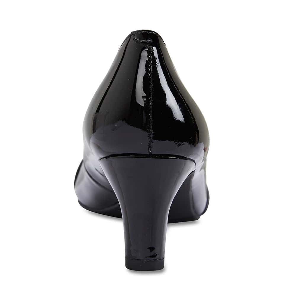 Paula Heel in Black Patent