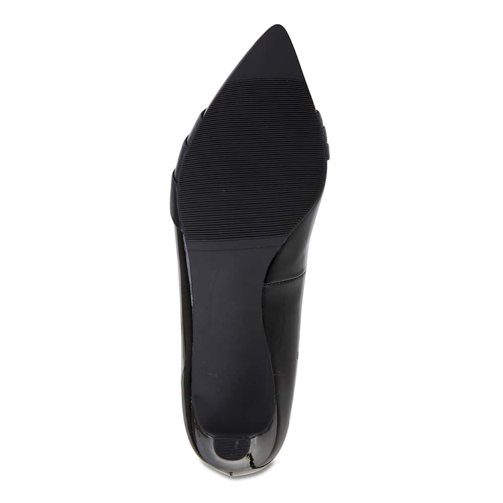Paula Heel in Black Patent
