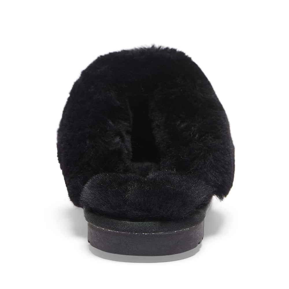 Peggy Slipper in Black Suede