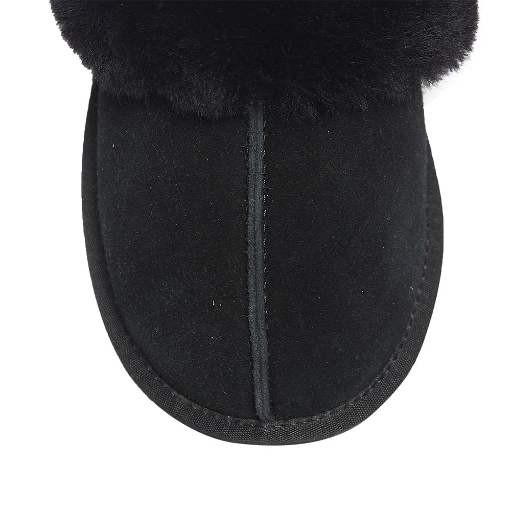Peggy Slipper in Black Suede