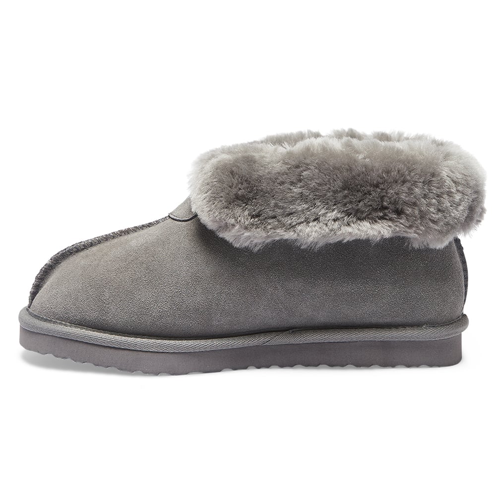 Pixie Slipper in Grey Suede
