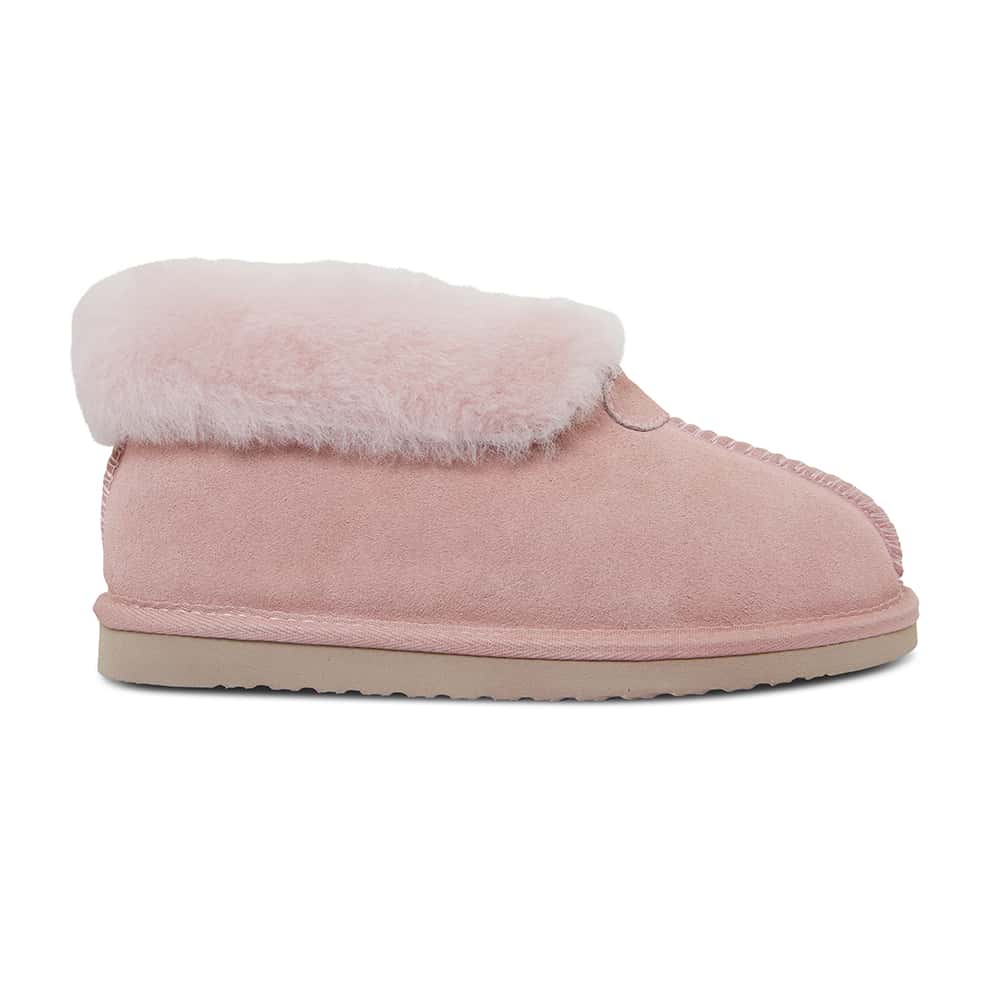 Pixie Slipper in Pink Suede