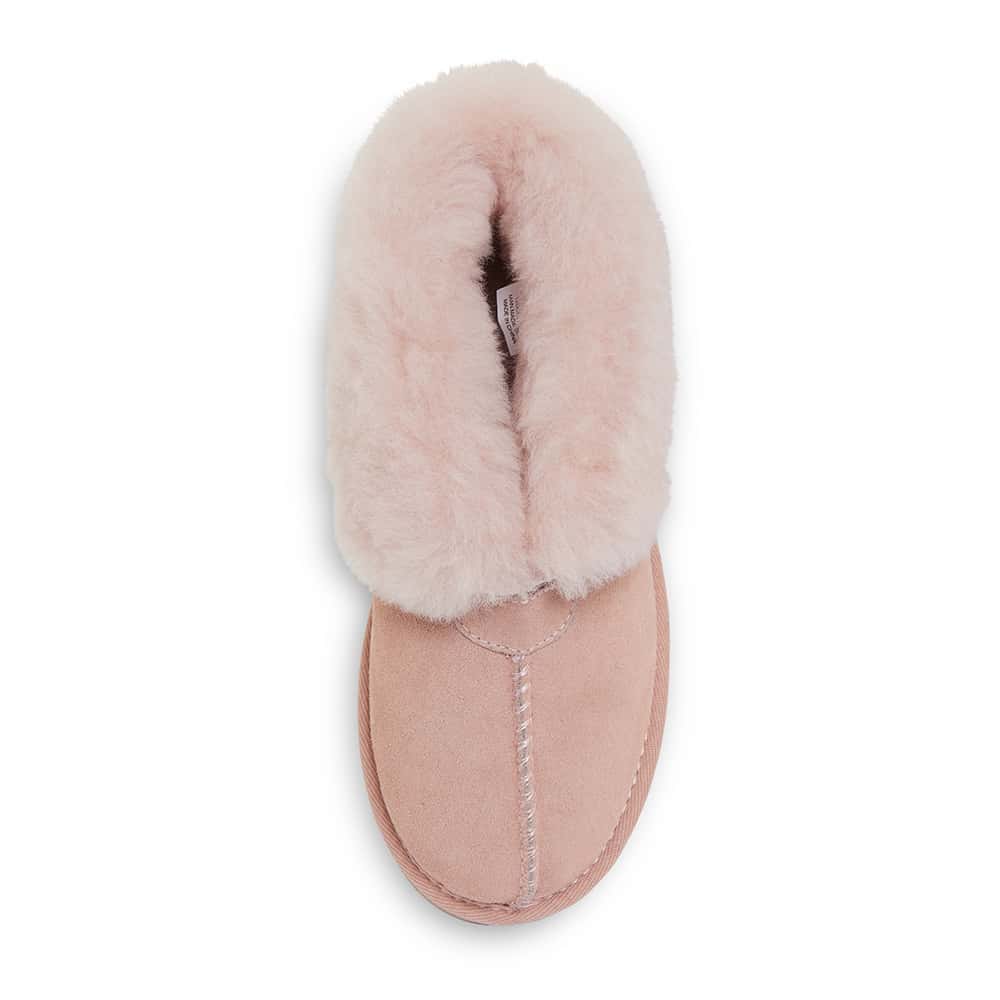 Pixie Slipper in Pink Suede