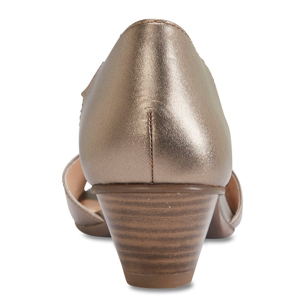 Praise Heel in Pewter Leather