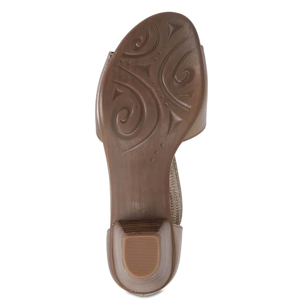 Praise Heel in Pewter Leather