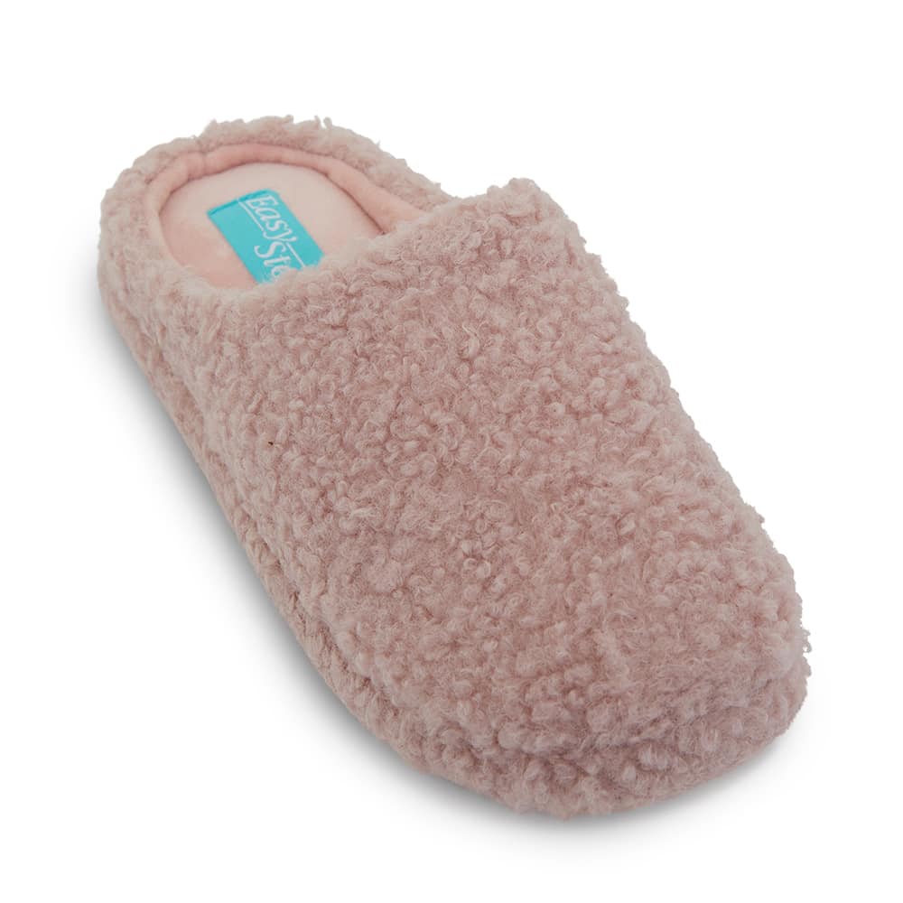 Rainbow Slipper in Pale Pink Fabric