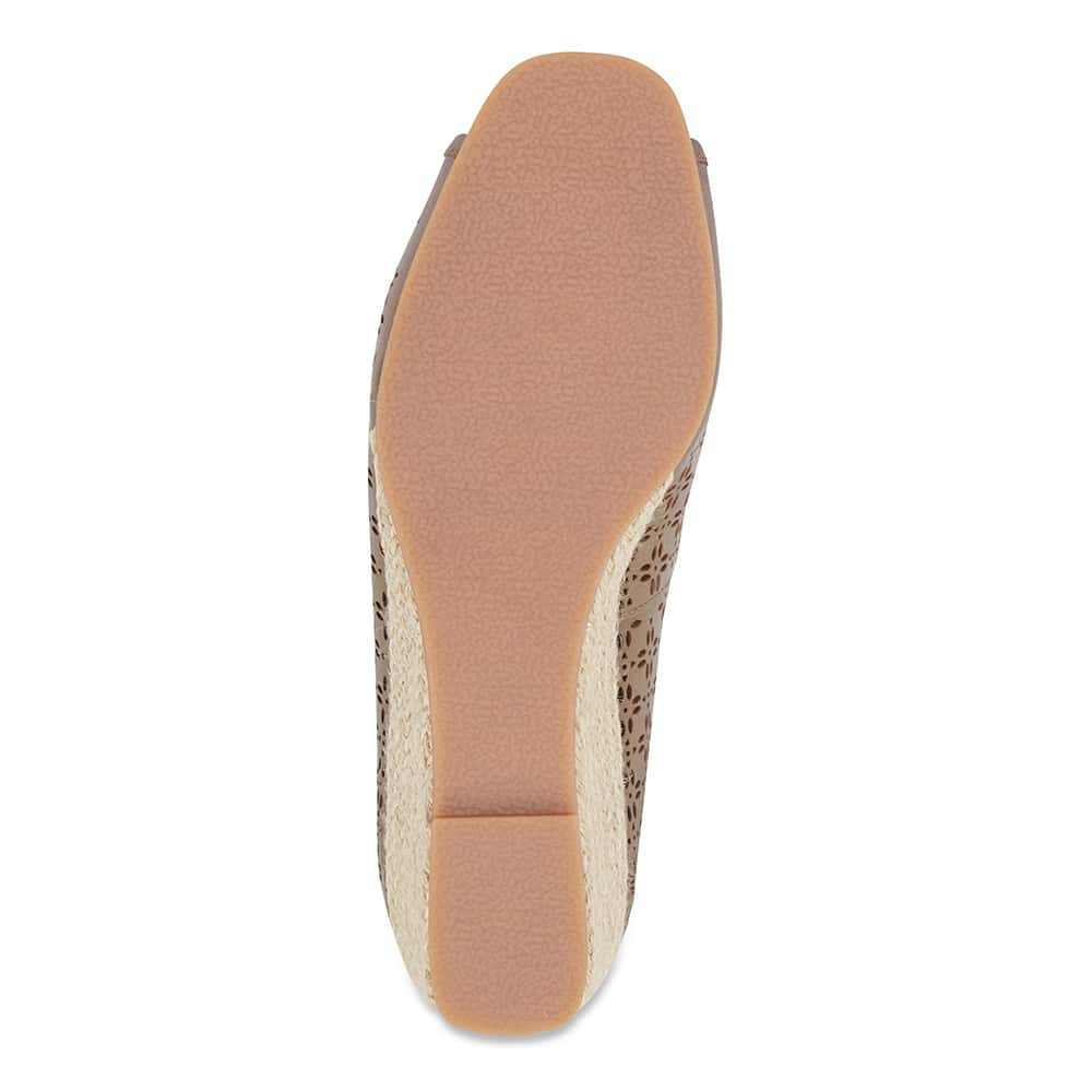Raine Espadrille in Pewter Leather