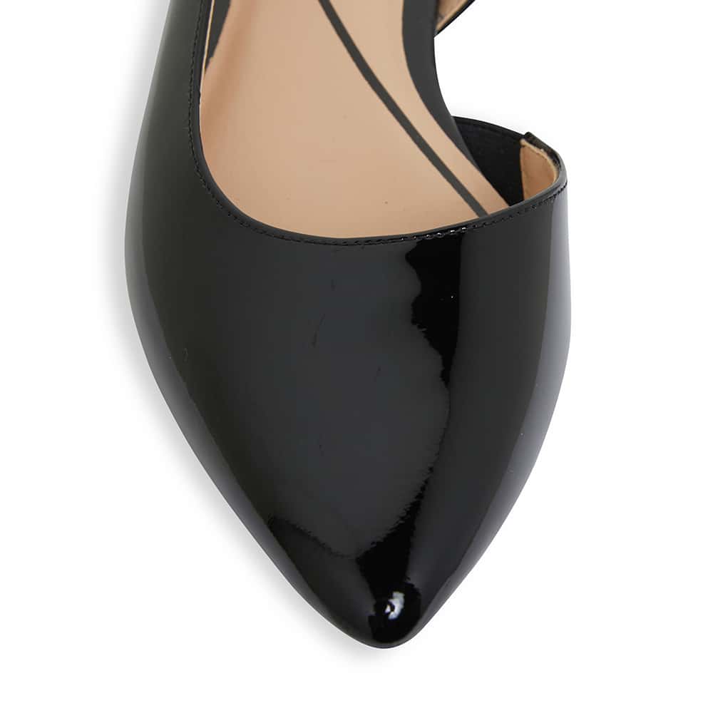 Ramsey Heel in Black Patent