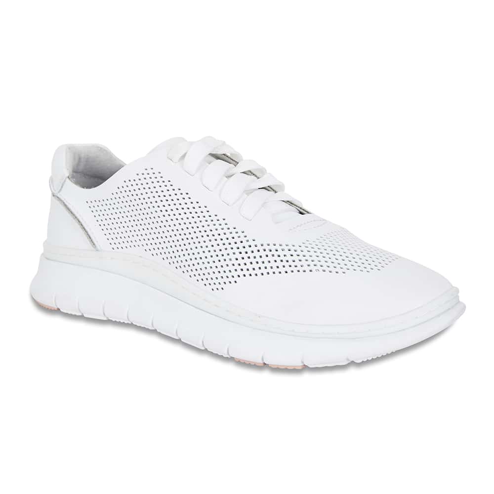 Ratio Sneaker in White Leather