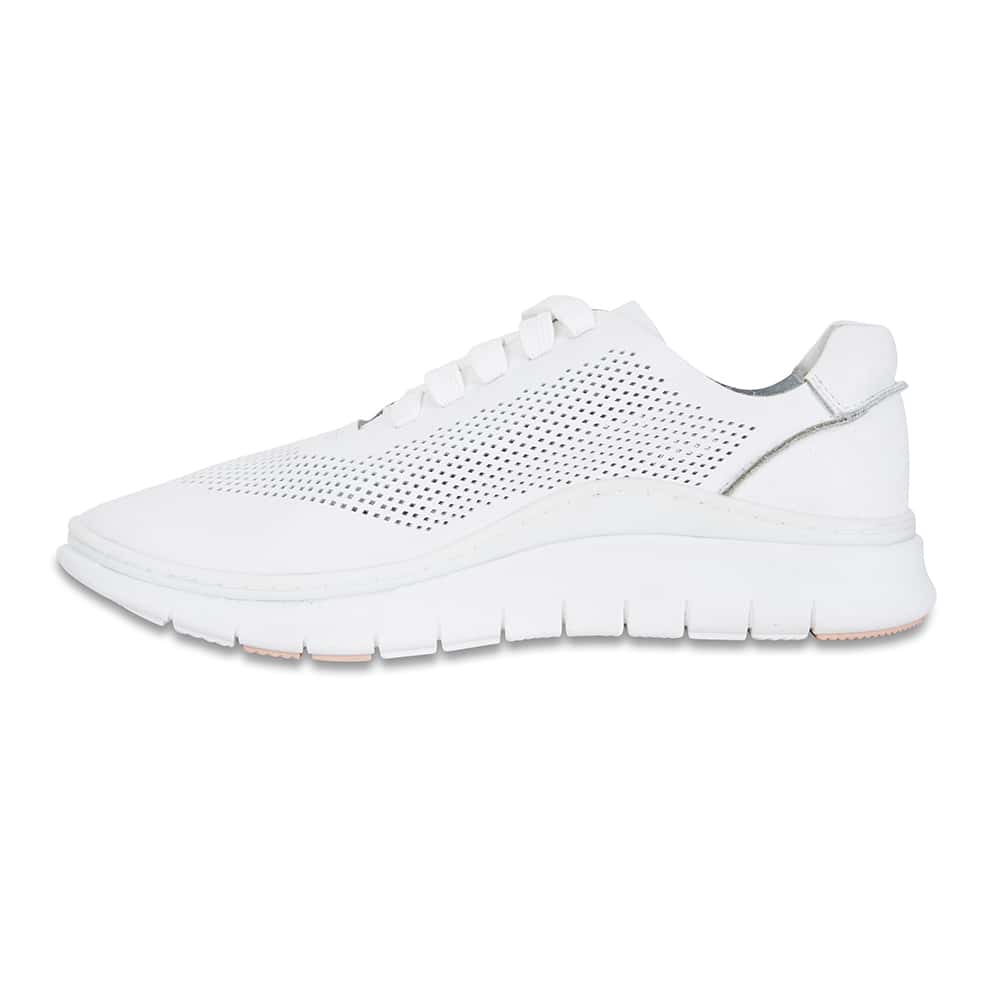 Ratio Sneaker in White Leather
