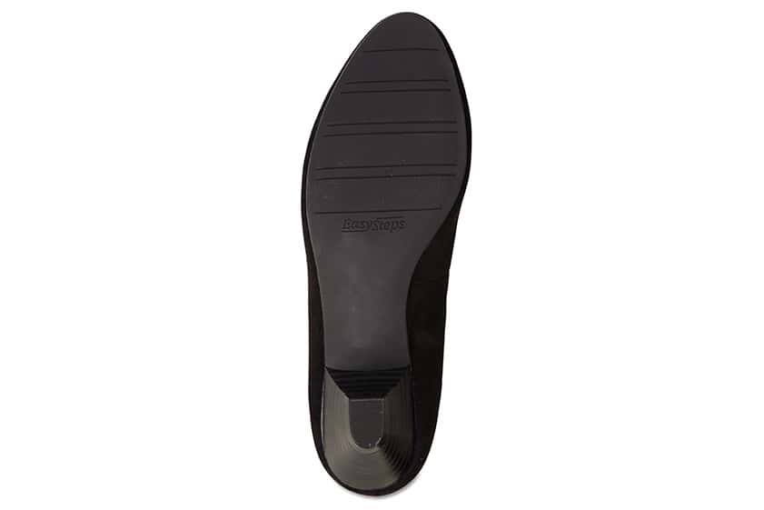 Rhianna Heel in Black Suede