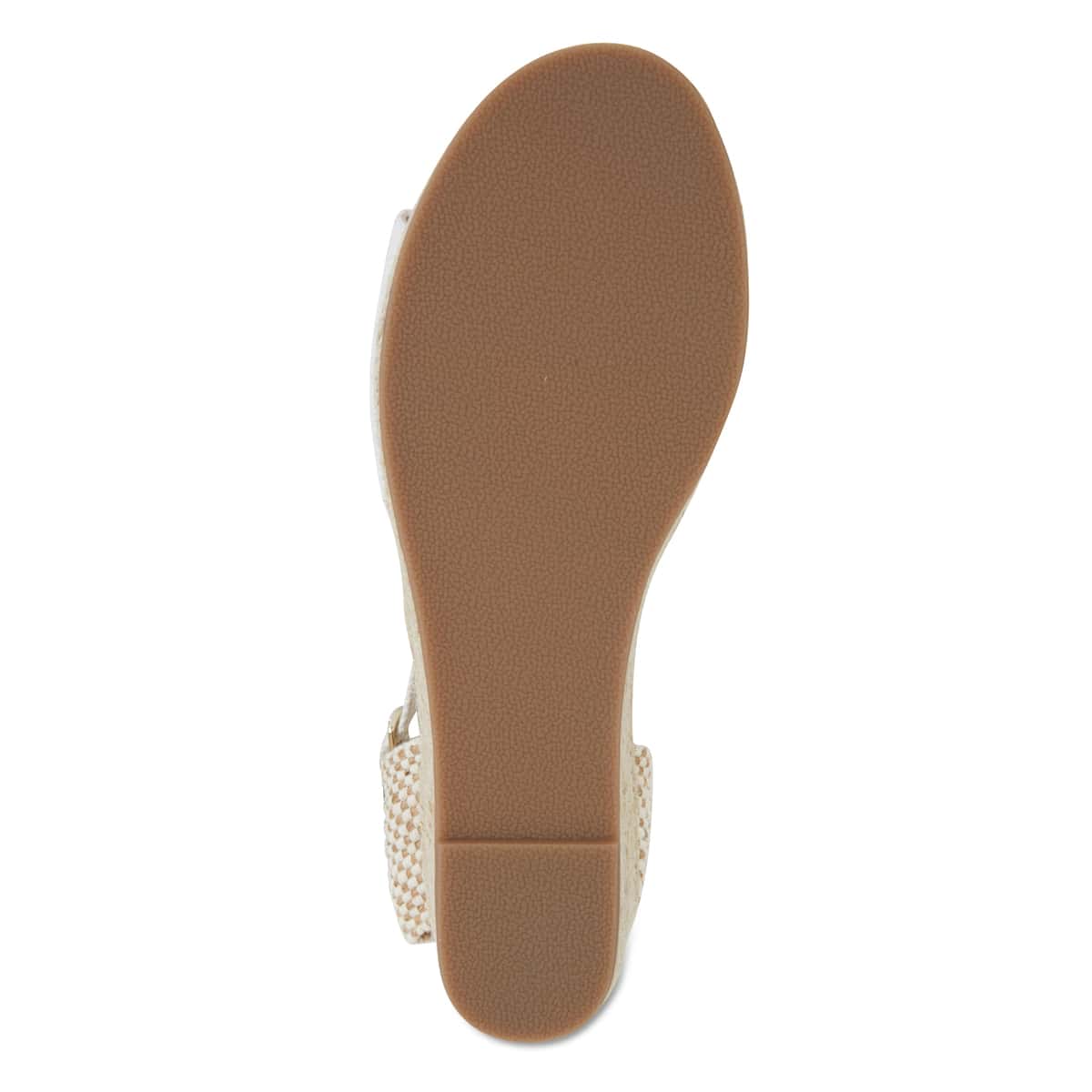 Safari Espadrille in White Fabric