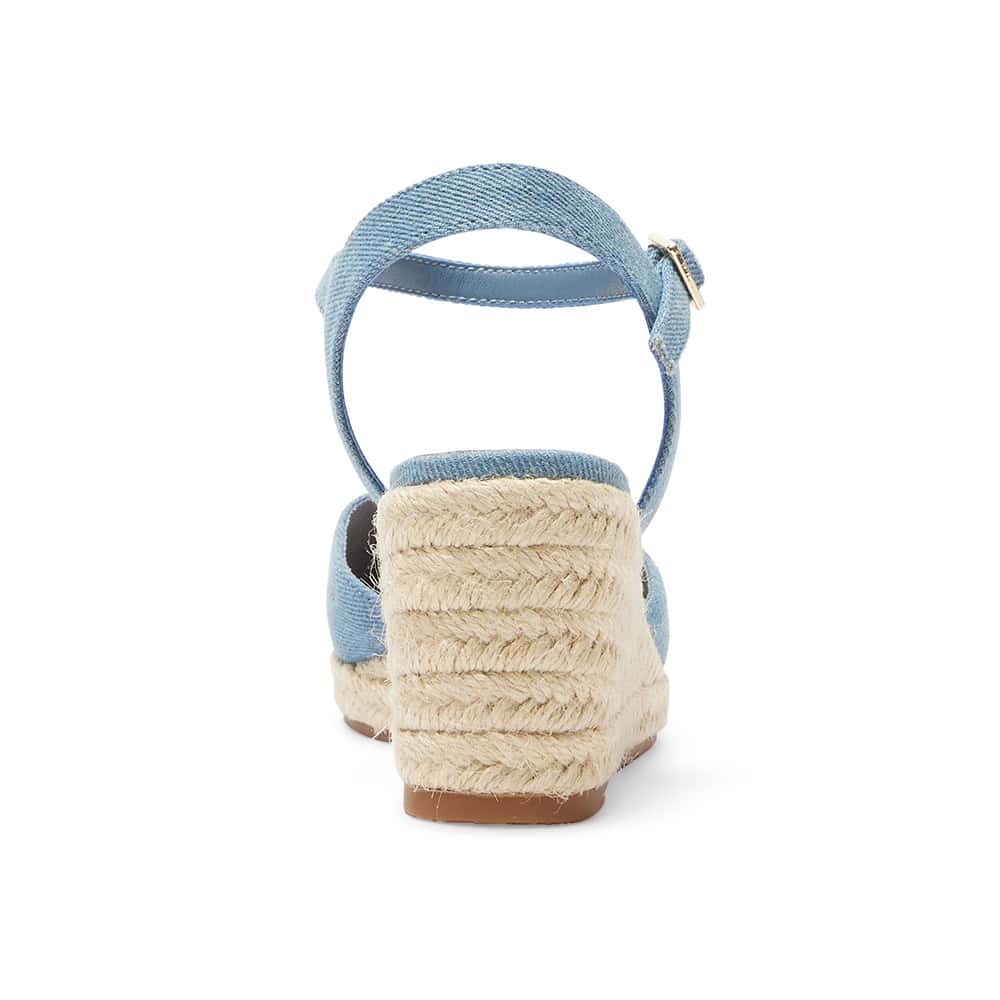 Santos Wedge in Denim