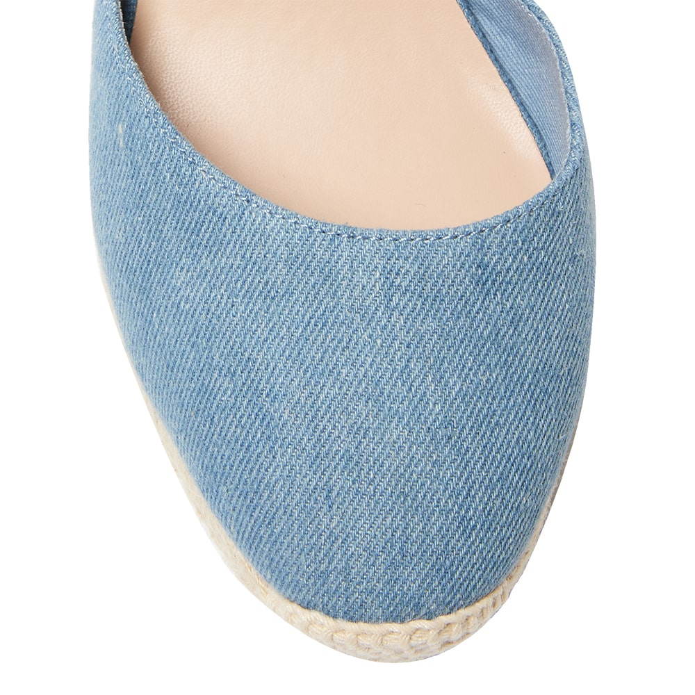 Santos Wedge in Denim