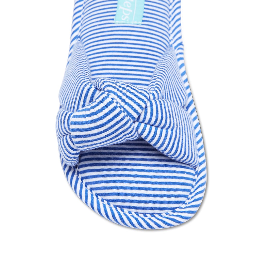 Sassy Slipper in Blue Fabric