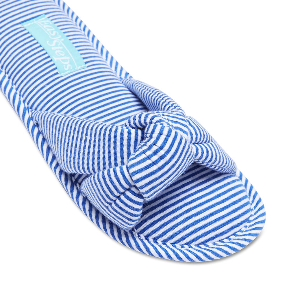 Sassy Slipper in Blue Fabric