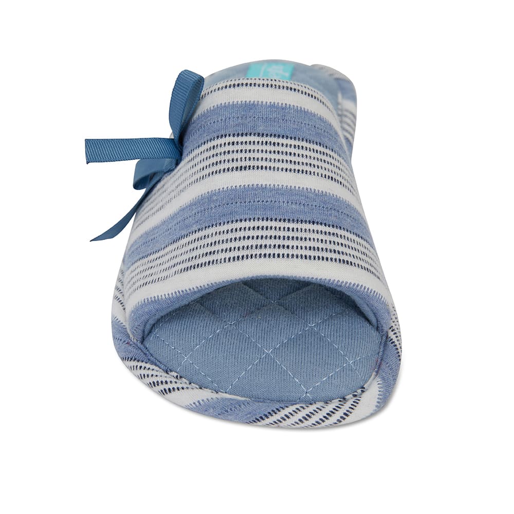Savvy Slipper in Blue Fabric