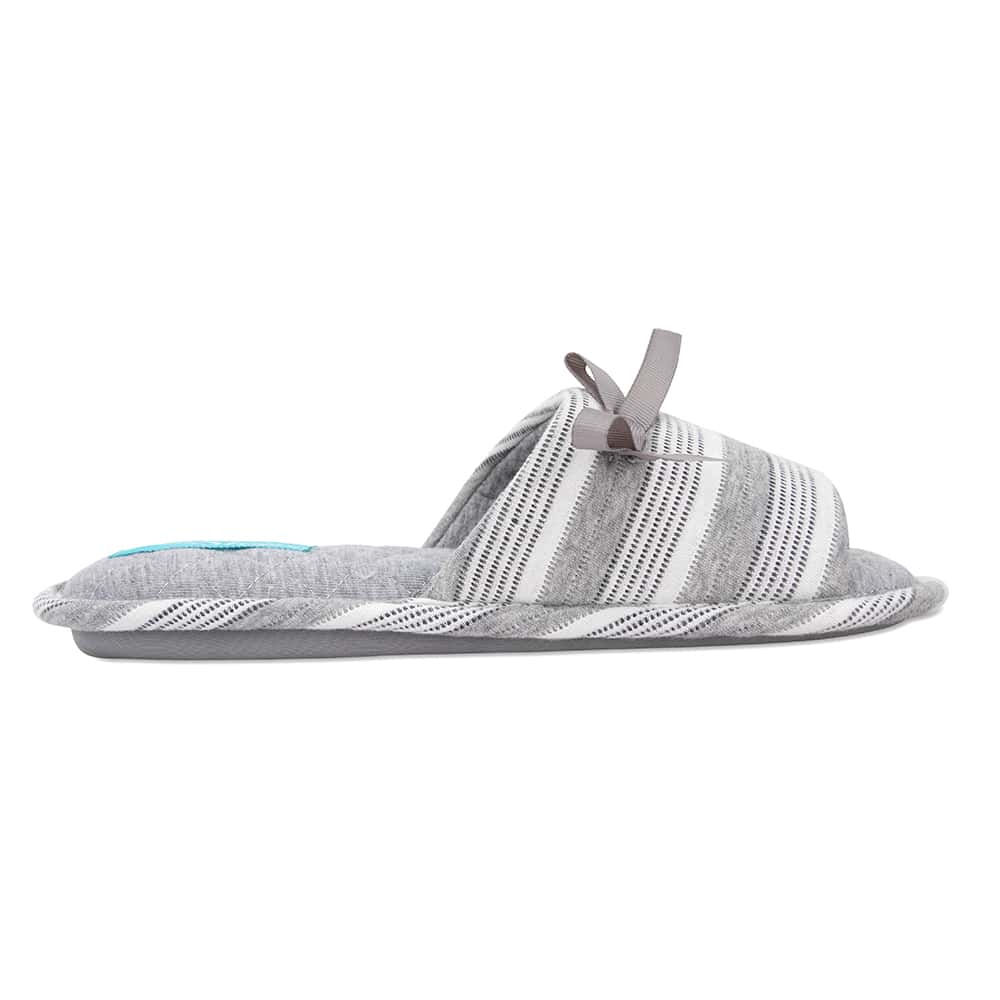 Savvy Slipper in Grey Fabric