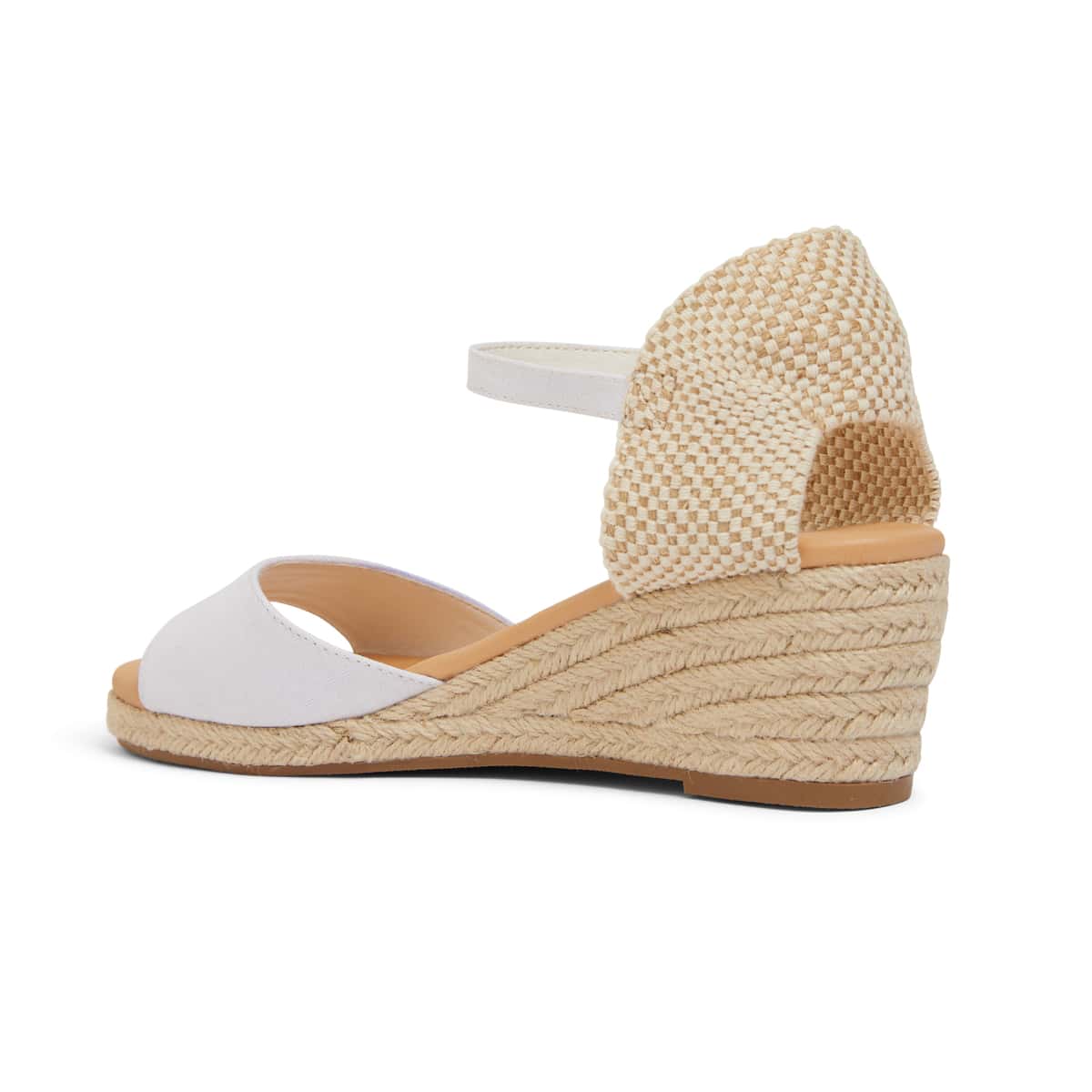 Scout Espadrille in White Fabric