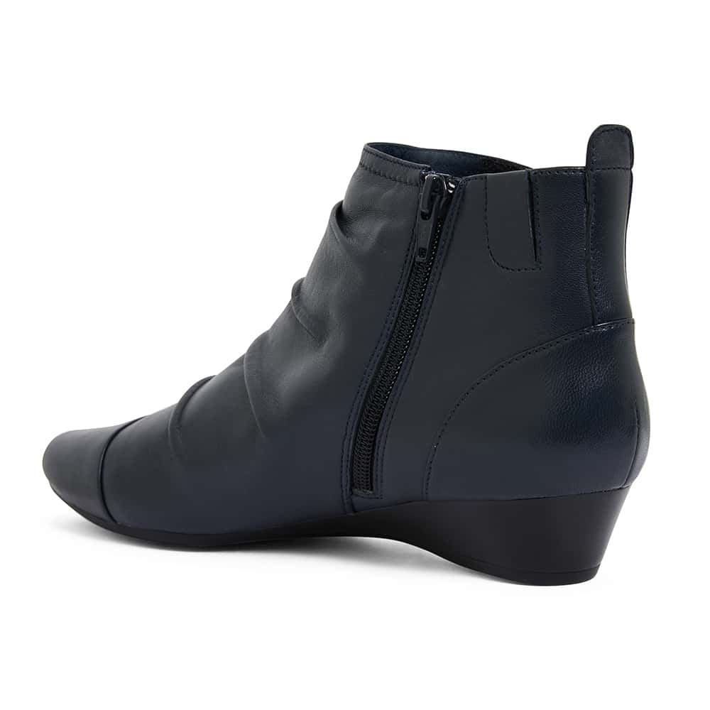 Seville Boot in Navy Leather