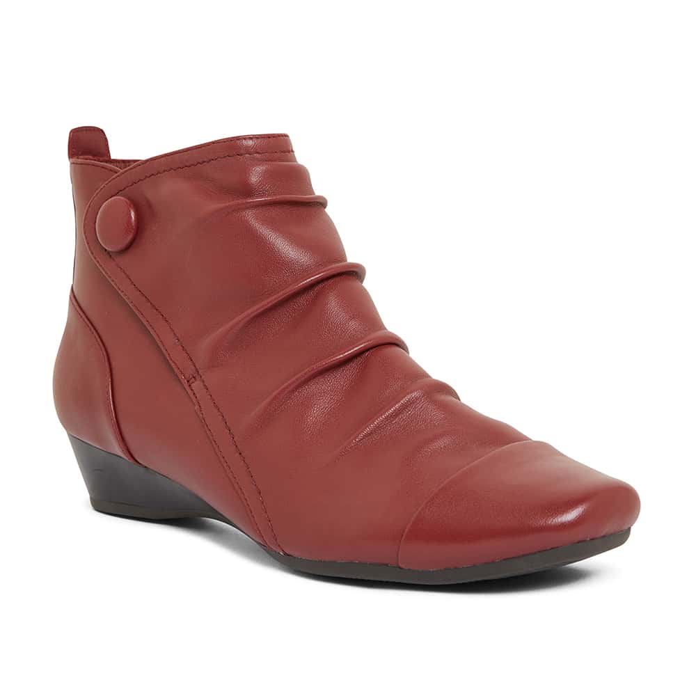 Seville Boot in Red Leather