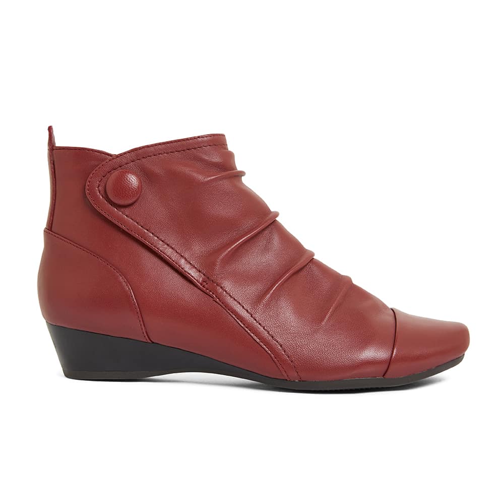 Seville Boot in Red Leather