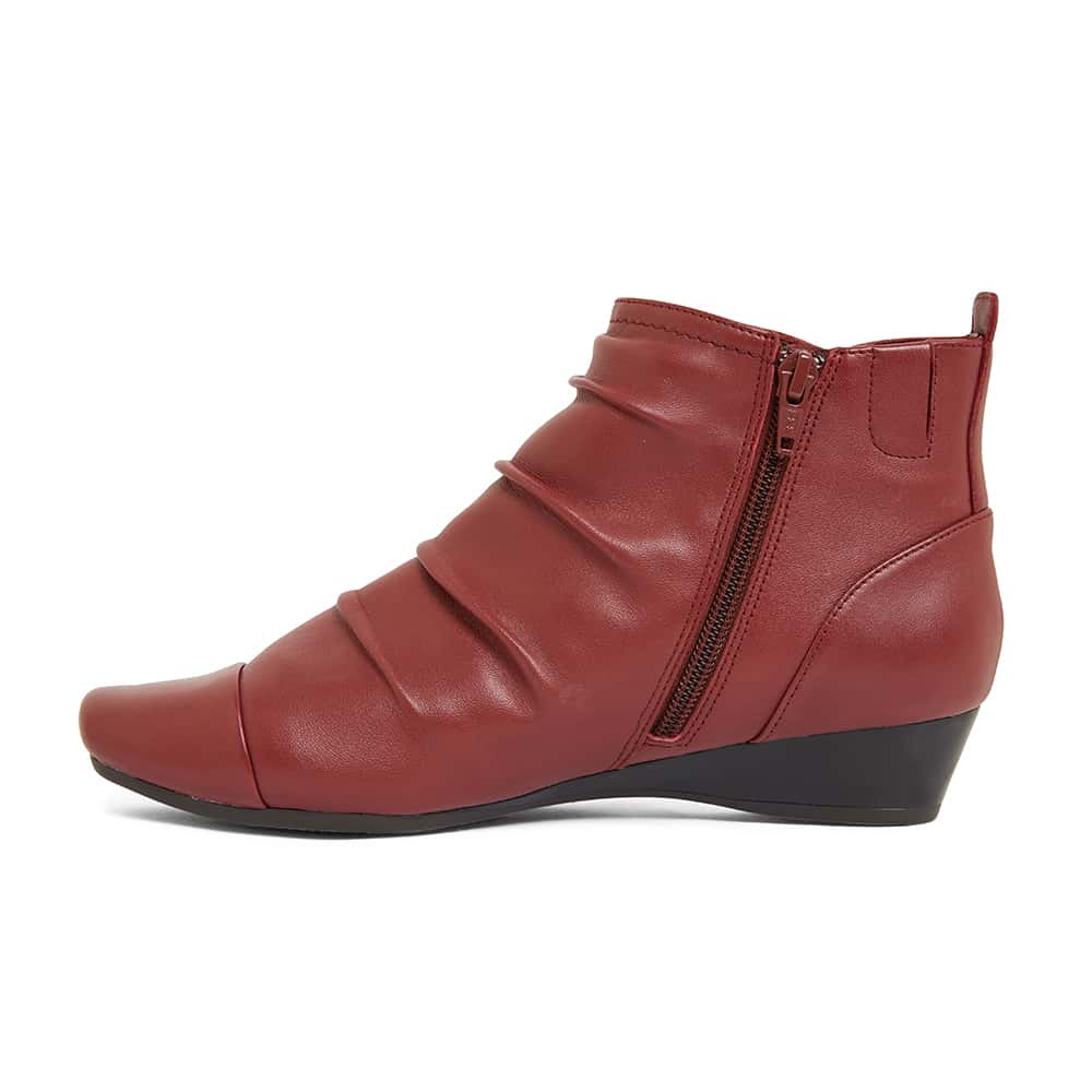 Seville Boot in Red Leather