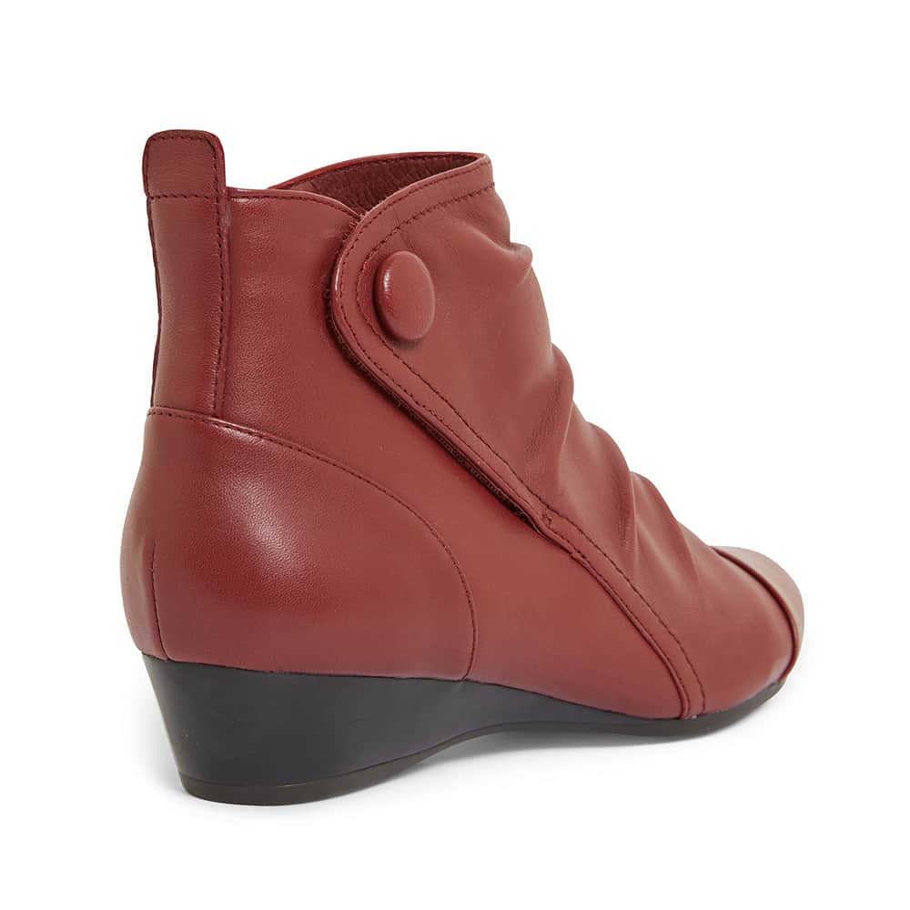 Seville Boot in Red Leather