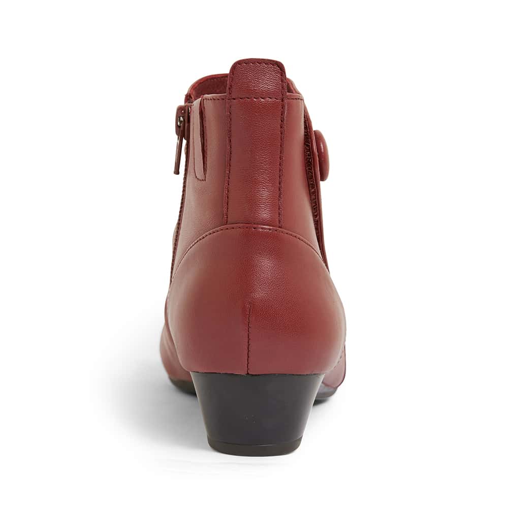 Seville Boot in Red Leather