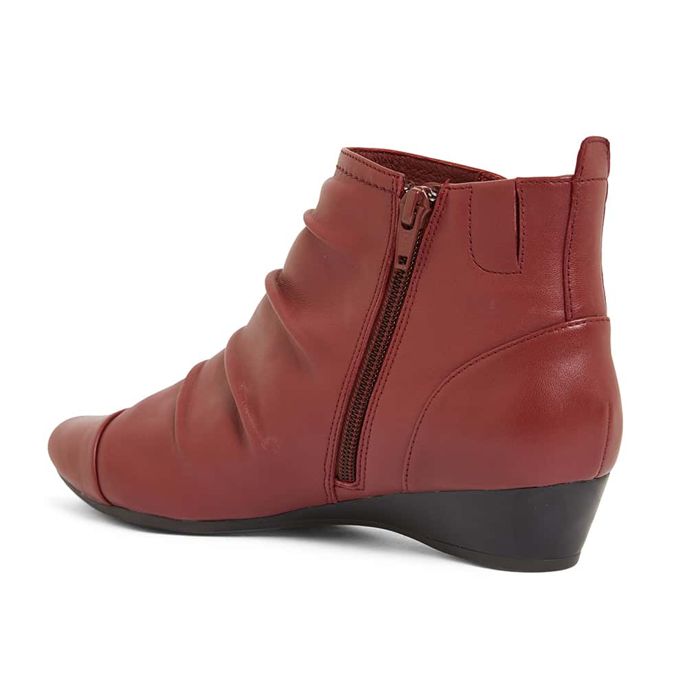 Seville Boot in Red Leather