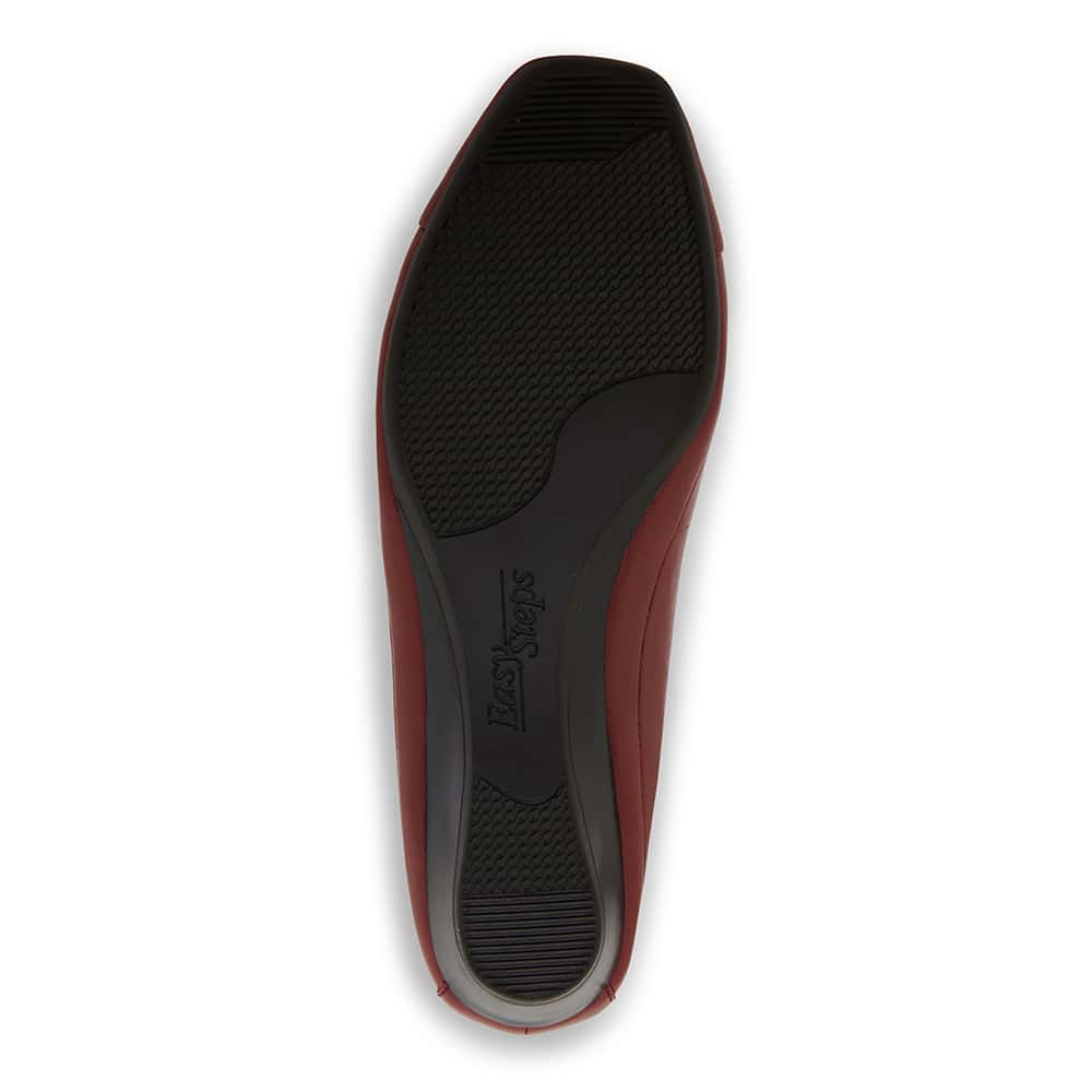 Shannon Heel in Red Leather