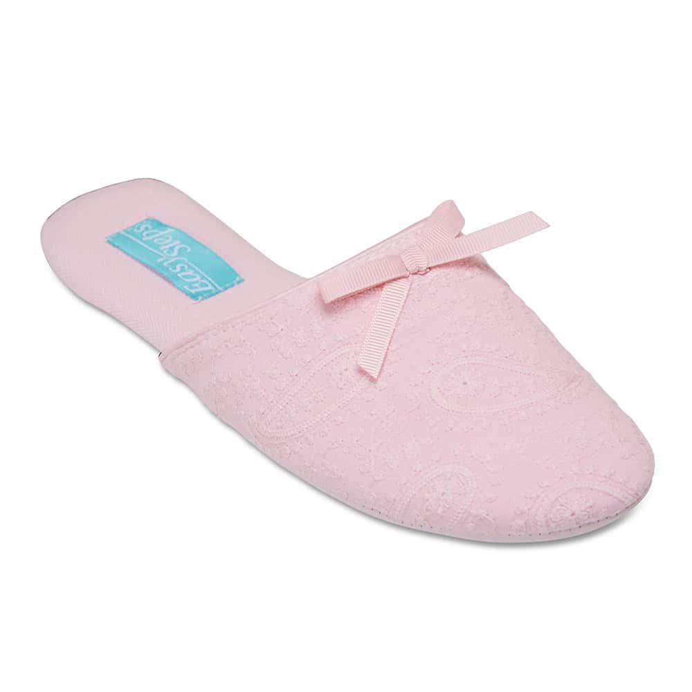 Siam Slipper in Light Pink Fabric