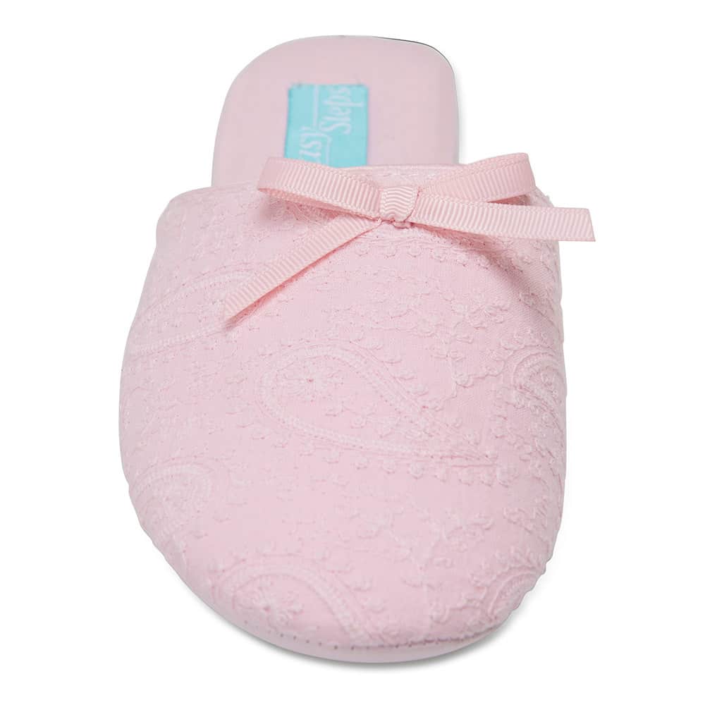 Siam Slipper in Light Pink Fabric
