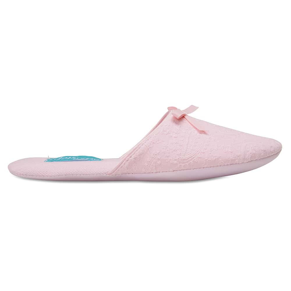 Siam Slipper in Light Pink Fabric