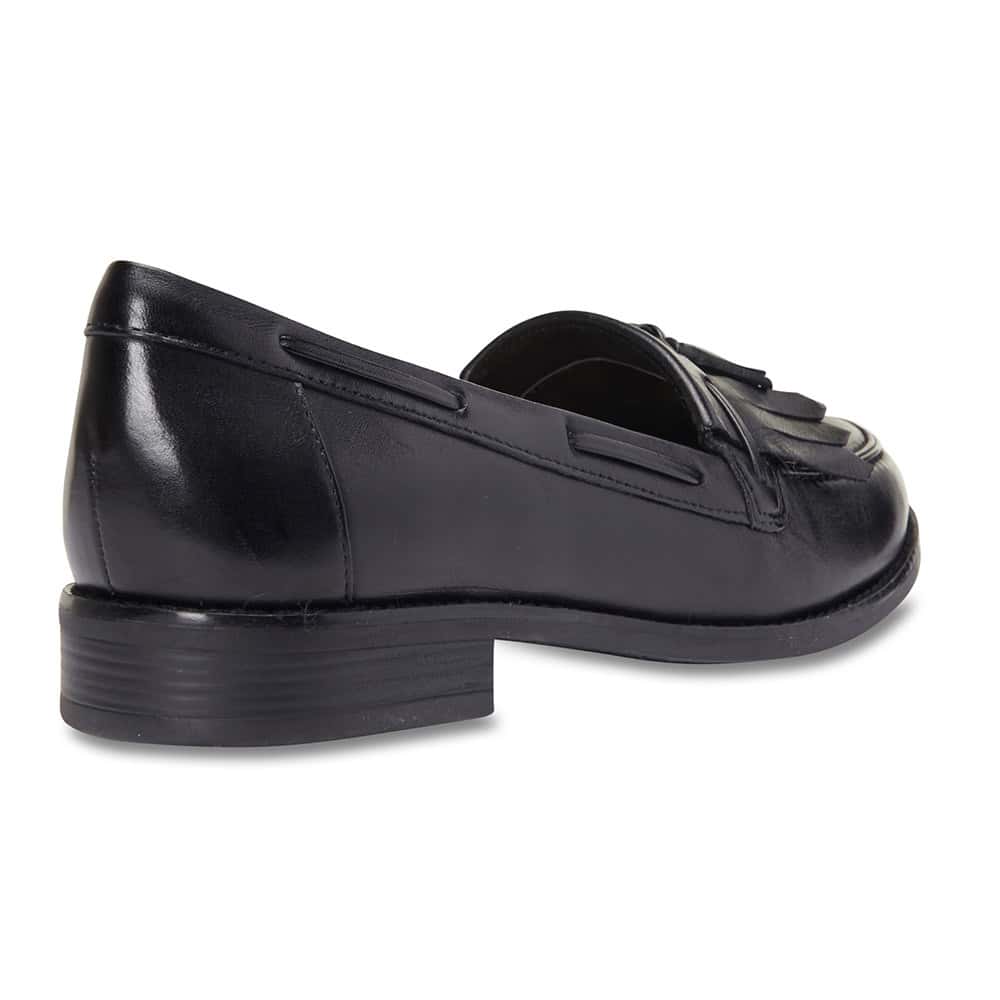 Sinatra Loafer in Black Leather