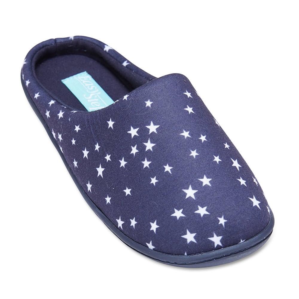 Space Slipper in Navy Fabric