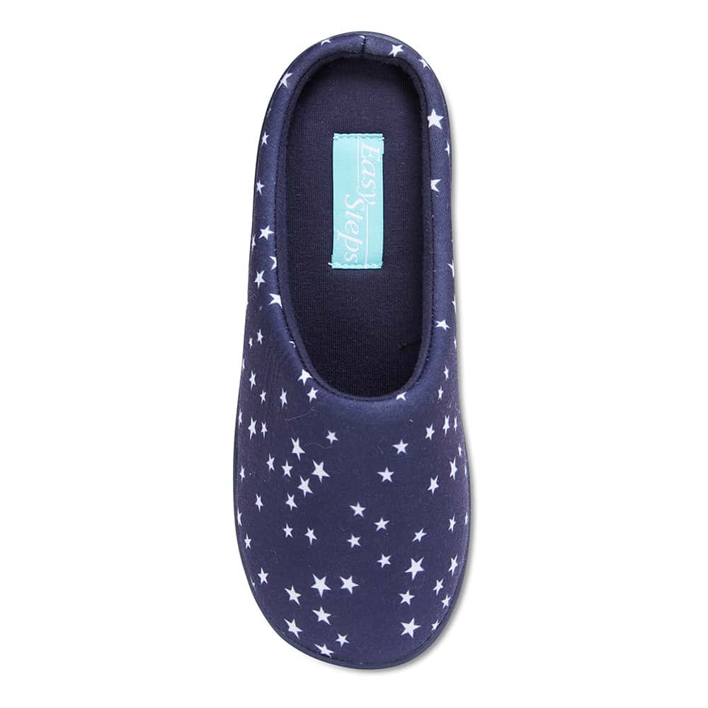 Space Slipper in Navy Fabric