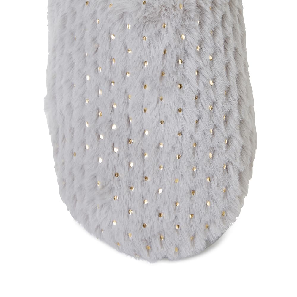 Sprout Slipper in Grey Fabric