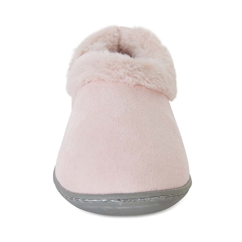 Sundae Slipper in Pale Pink Fabric