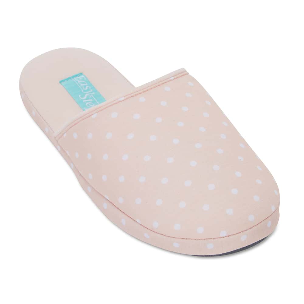 Suzie Slipper in Pale Pink Fabric