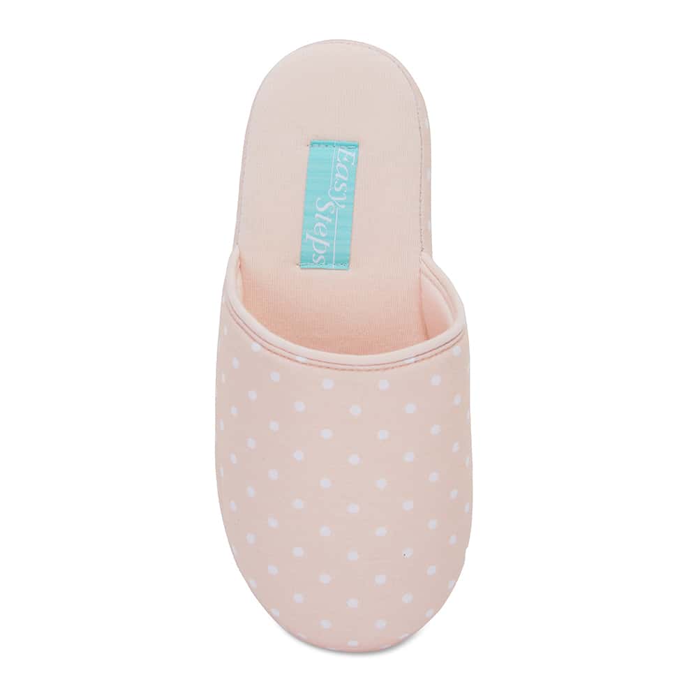 Suzie Slipper in Pale Pink Fabric