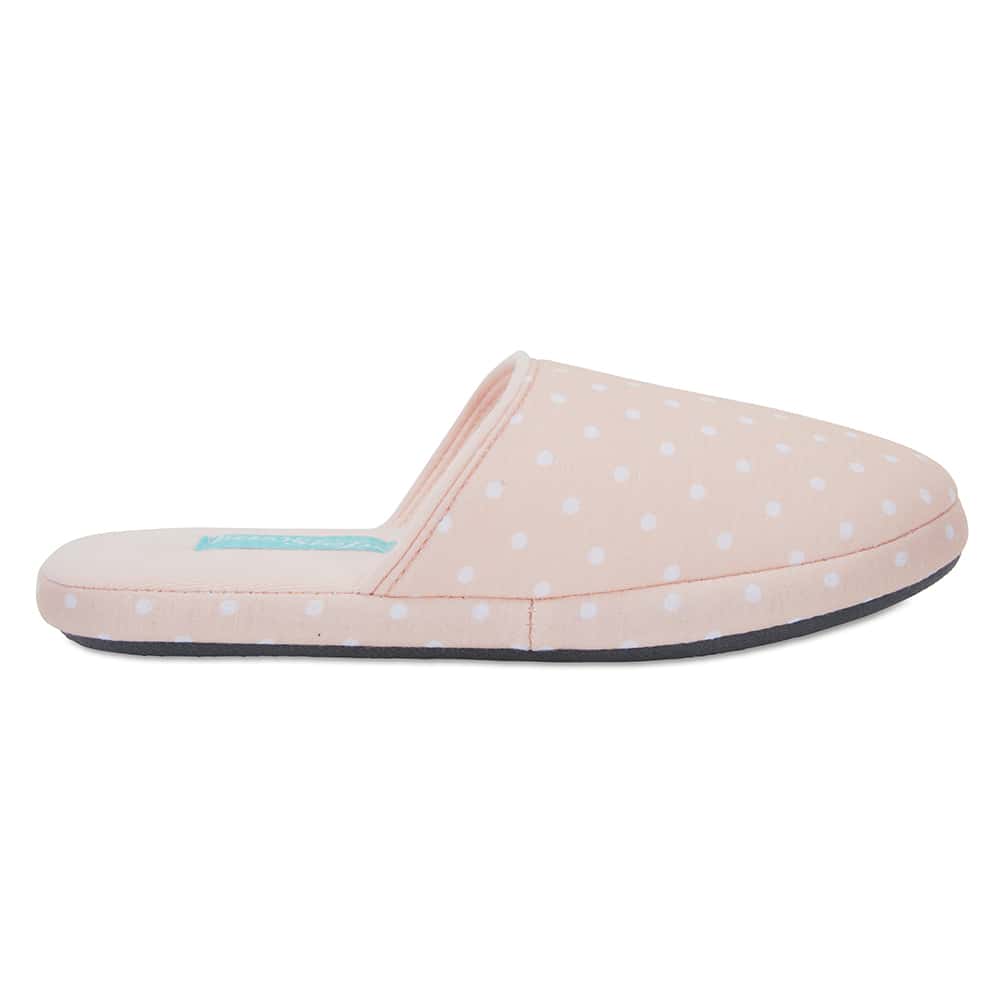 Suzie Slipper in Pale Pink Fabric