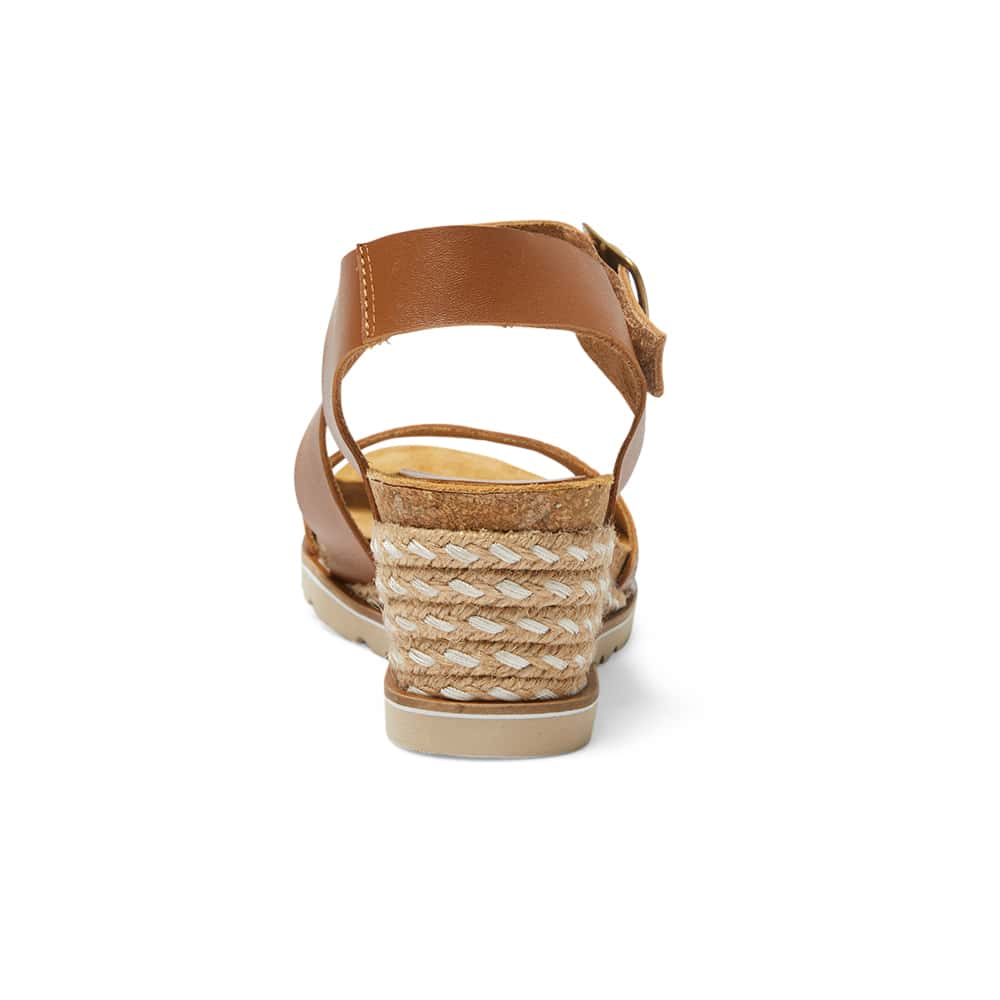 Theo Espadrille in Tan Leather