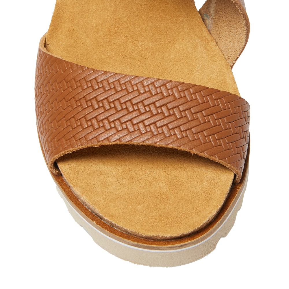 Theo Espadrille in Tan Leather