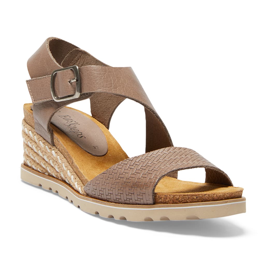 Theo Espadrille in Taupe Raffia