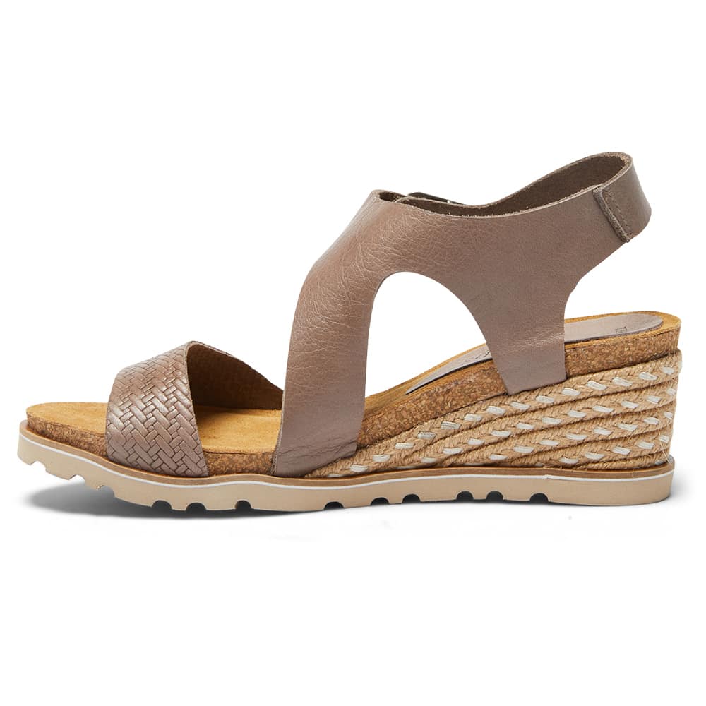Theo Espadrille in Taupe Raffia