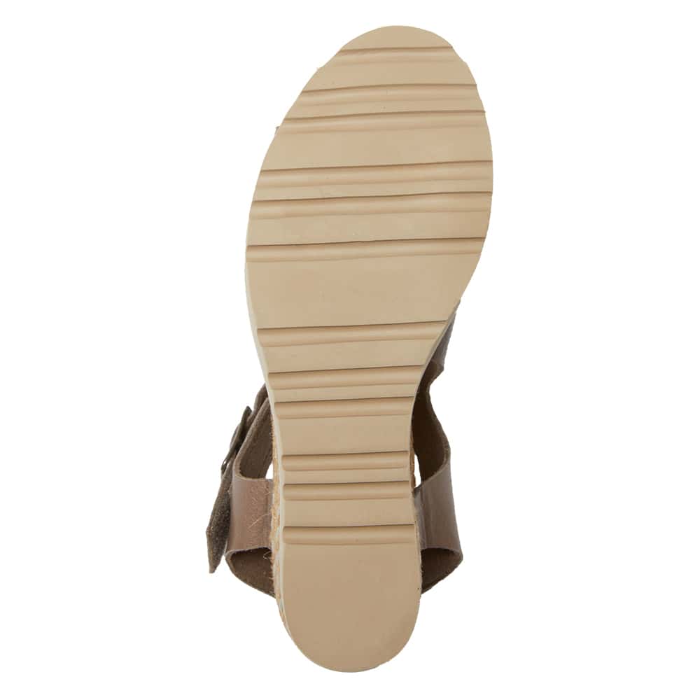 Theo Espadrille in Taupe Raffia